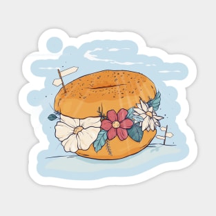 Bagel fortune teller Sticker